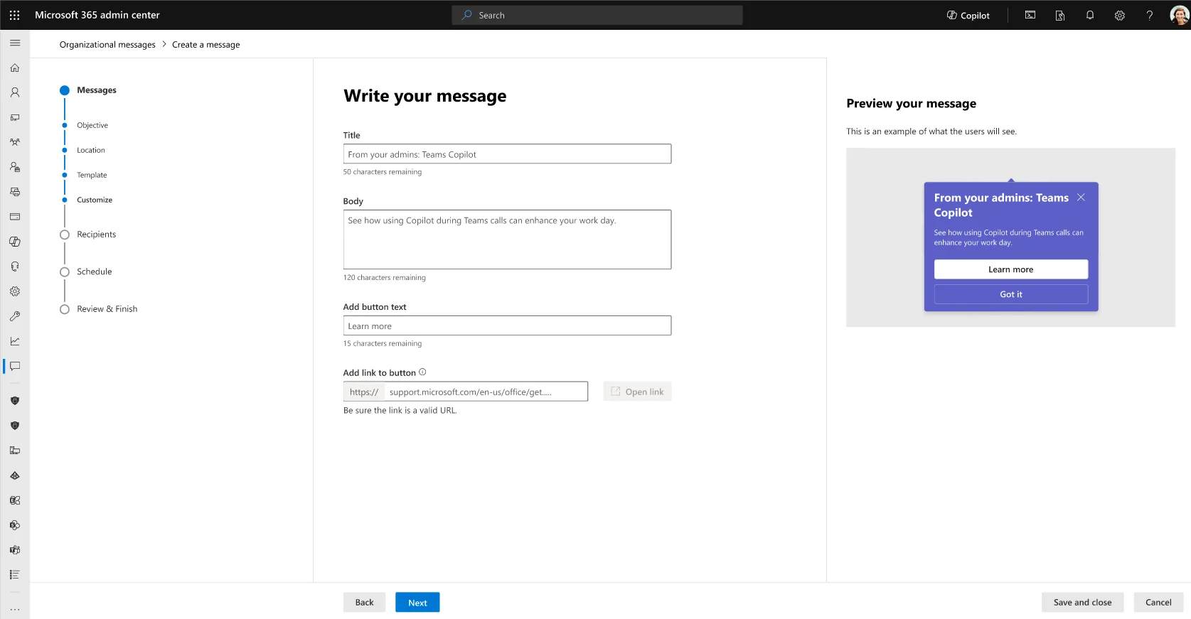 organizational-messages_create-messages Organizational messages - Create