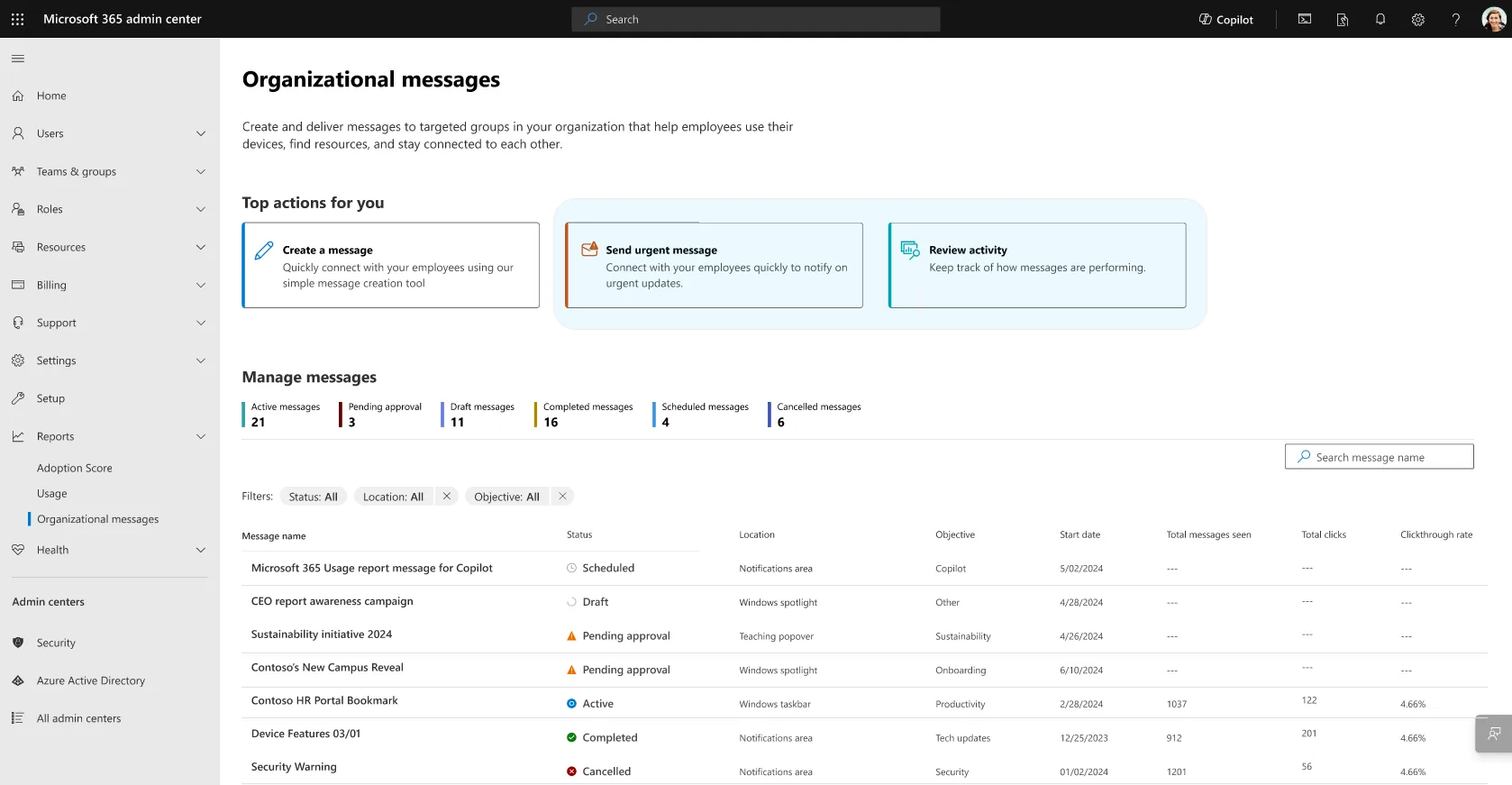 organizational-messages_optimize Organizational messages - Optimize